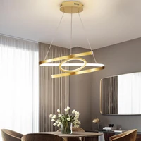modern simple golden dining room chandelier northern europe creative study lamp personality bar lamp chandelier