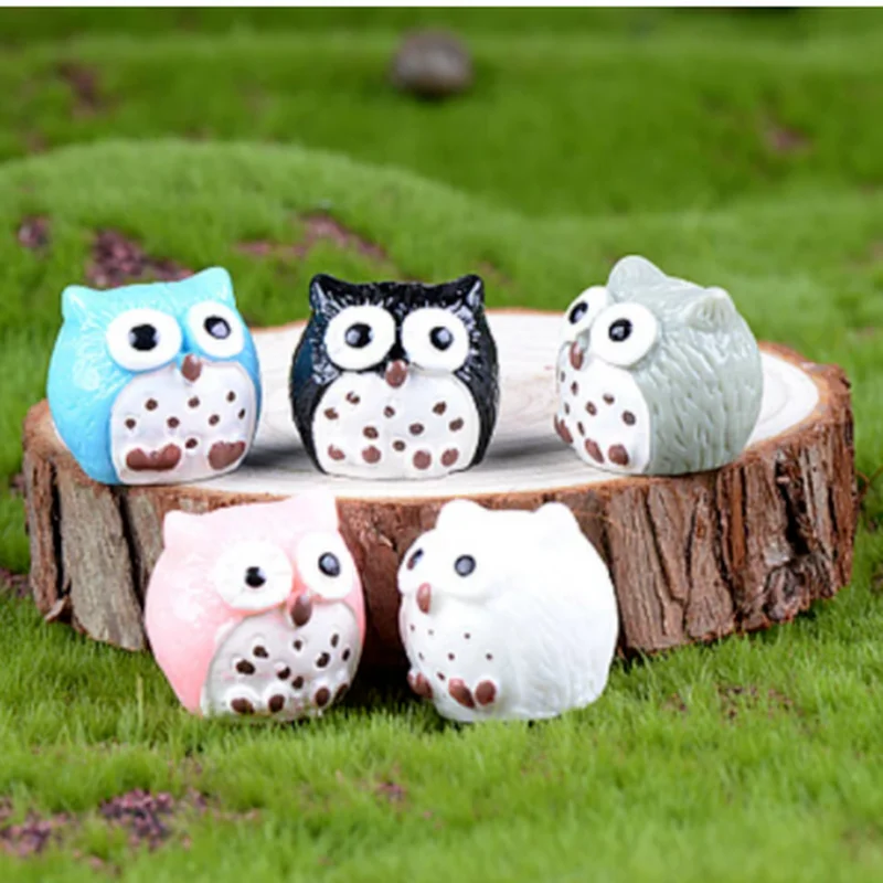 Горячая Распродажа 5 шт./компл. смолы украшение дома милый маленький с рисунком в