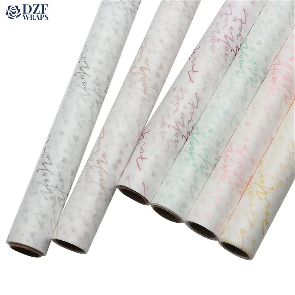 

5 Yard English Korean Cotton Paper Lined Paper Bouquet Floral Flower Packaging Material Fresh Flower Packaging Paper
