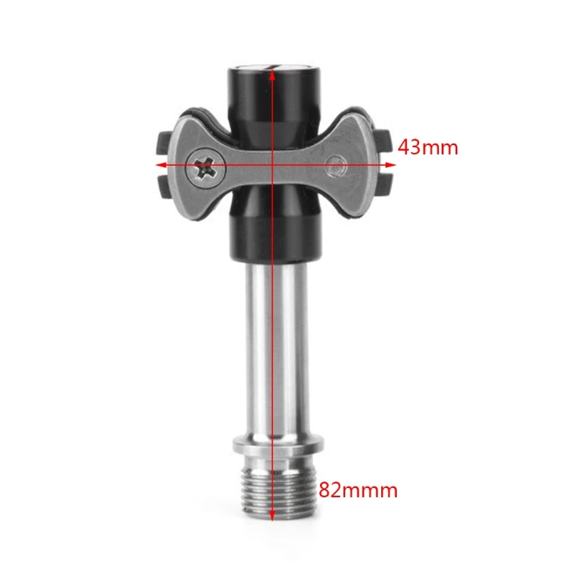 

Titanium Alloy Ultralight Bike Self-Locking Pedals 3 Sealed Bearing Replacement