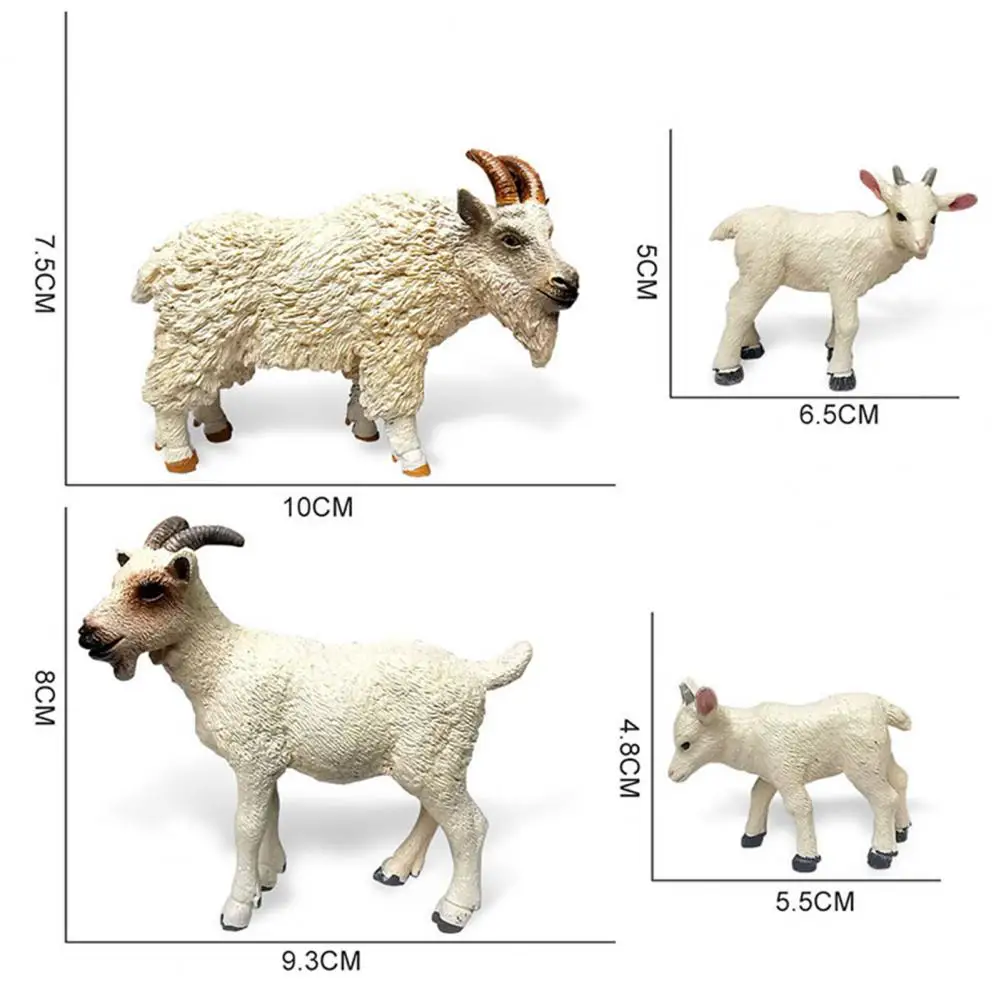 

Simulation Animal Model Lovely Shape Collectible PVC Simulation Goat Model Figure Home Decor Decoration Accessories Toys for Kid
