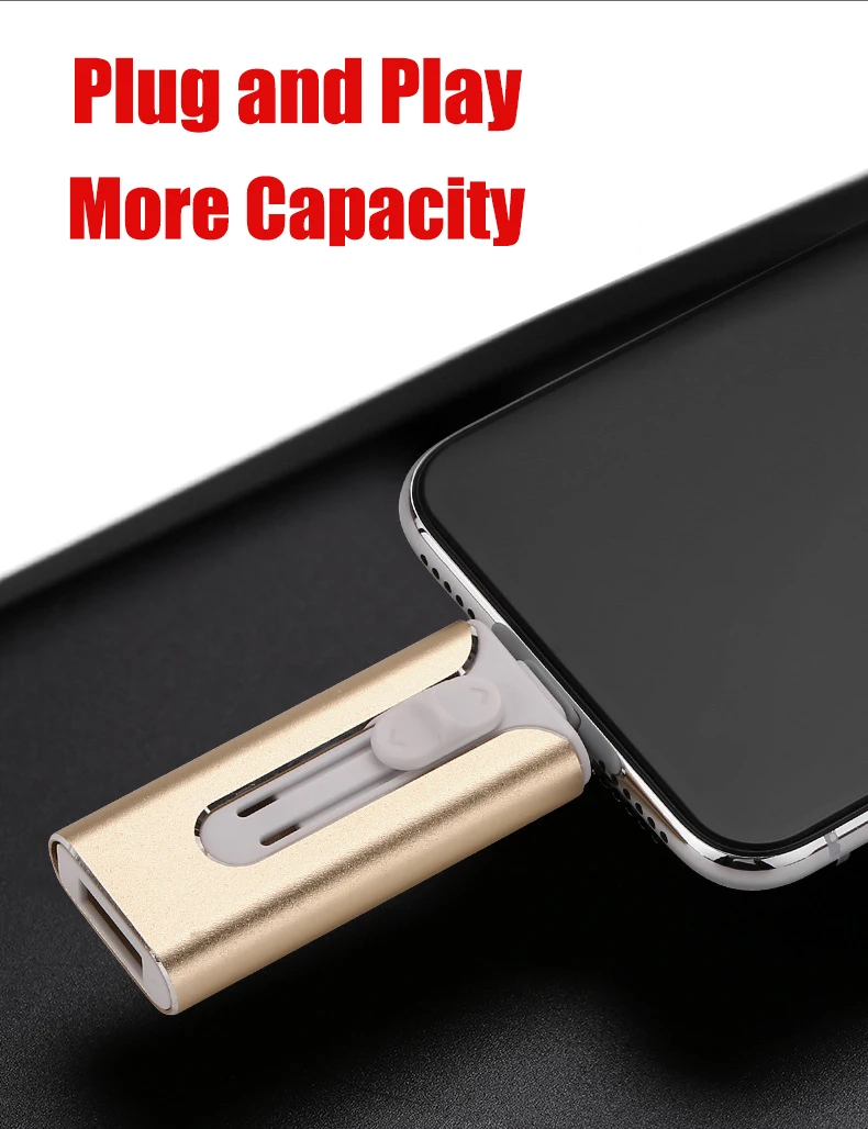 3 в 1 USB 3,0 флеш-накопитель для iPhone/Android type B Usb ключ OTG флеш-накопитель 256 ГБ 128 Гб 64 ГБ 32 ГБ 16 ГБ мини-накопитель USB 3,0