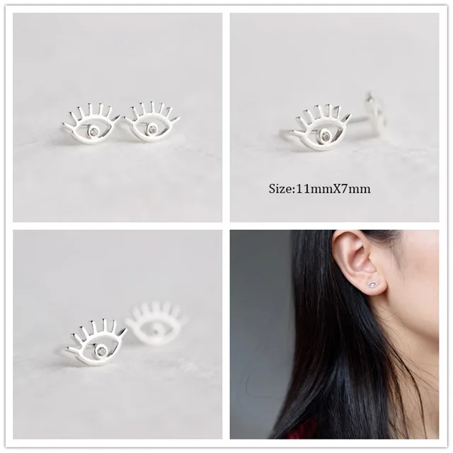 DS132 Trusta новые женские модные 925 пробы серебряные модные крошечные милые серьги-гвоздики подарок для девочек DS169 - Окраска металла: DS132