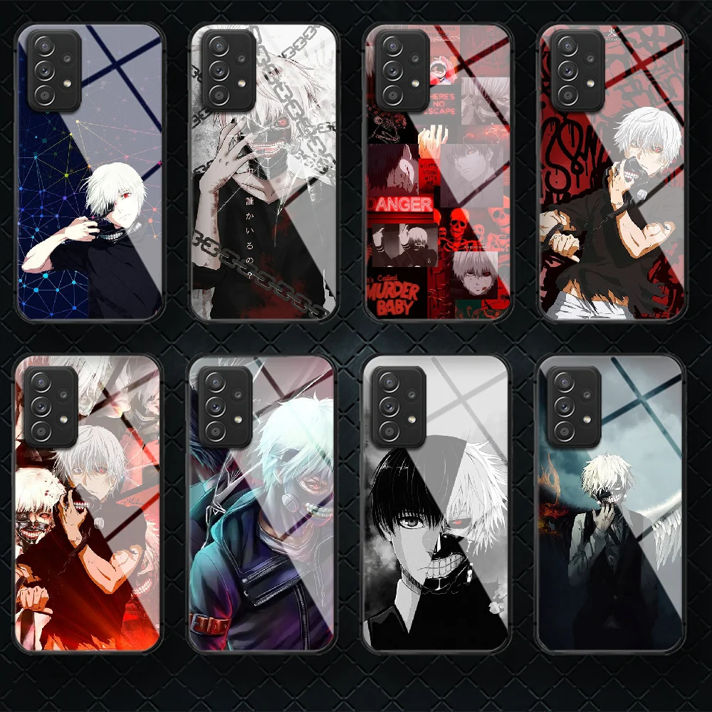 

Anime Tokyo Evil Tempered Glass Phone Case Cover For Samsung Galaxy A 10 12 20 E 21 30 32 50 40 51 52 70 71 72 S Etui Waterproof