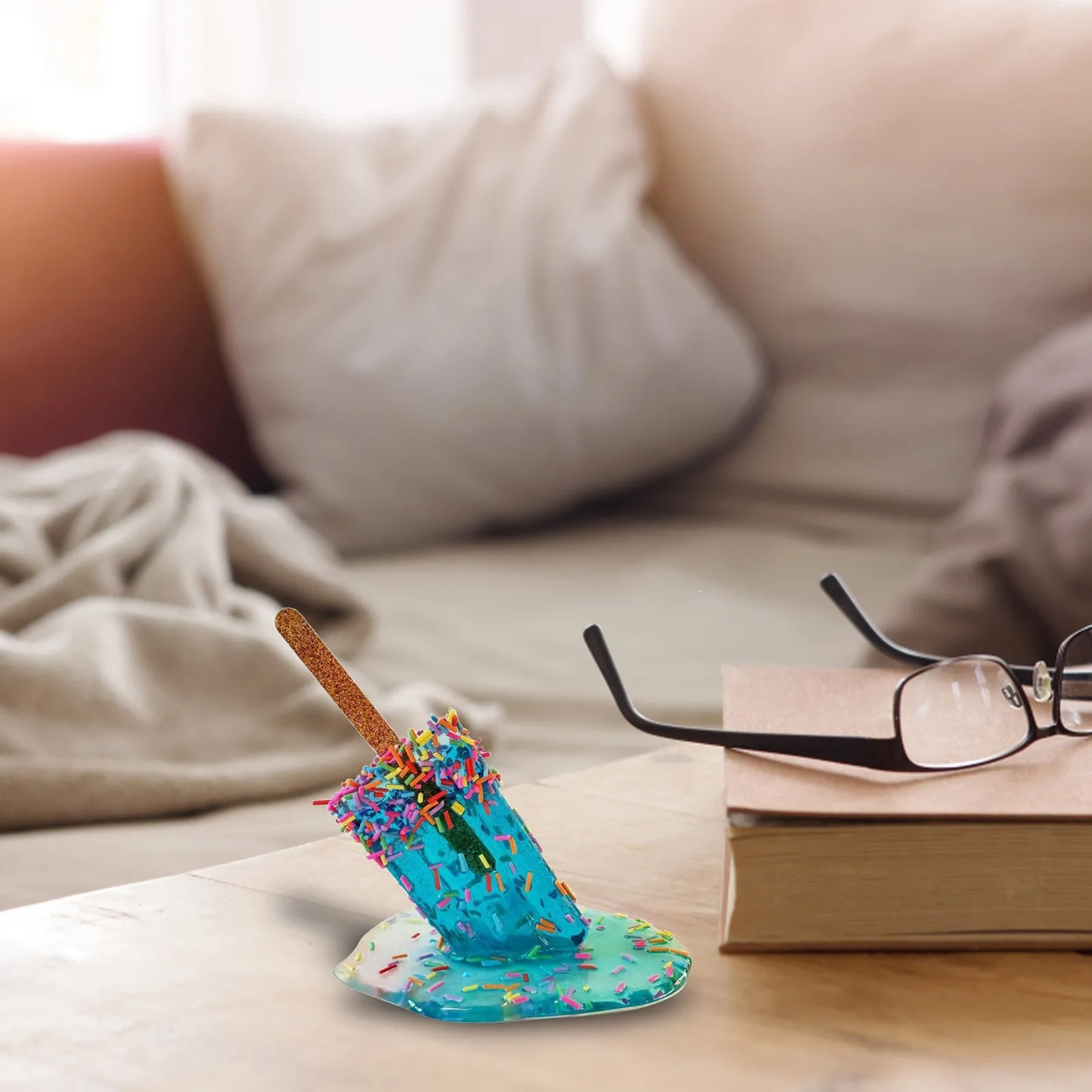 Домашний декор прозрачные плавки в виде мороженого и Скульптура миниатюрные