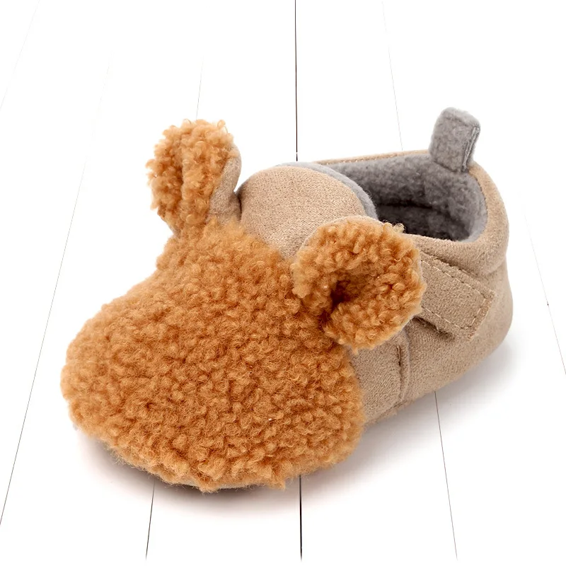 

Newborn Infant Baby Boys Girls Slippers Soft Sole Non Skid Crib House Shoes Cute Animal Winter Warm Booties Toddler Shoes