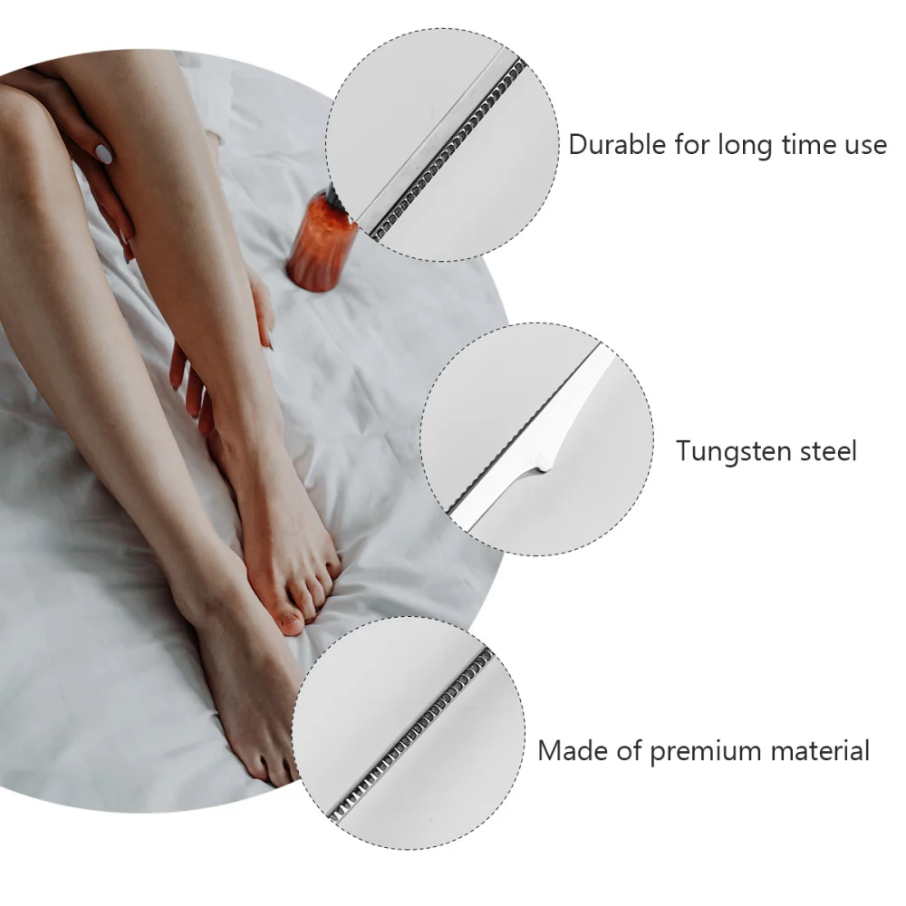 

2pcs Pedicure Scraper Dead Skin Cuticle Remover Callus Shaver Foot Repair Tool