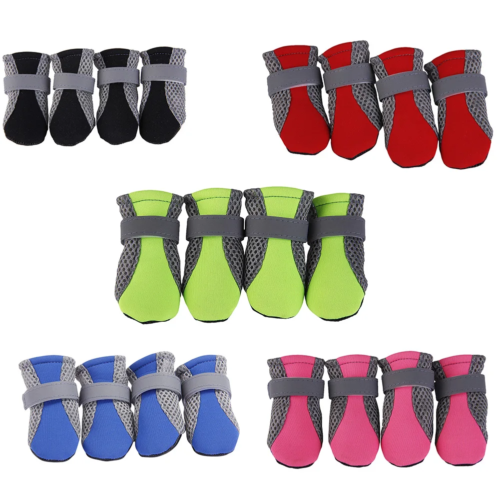

Non-Slip Dog Shoes Rubber Sole Puppy Waterproof Sneakers Waterproof Anti-skid Pet Casual Sport Boots Pet Supplies