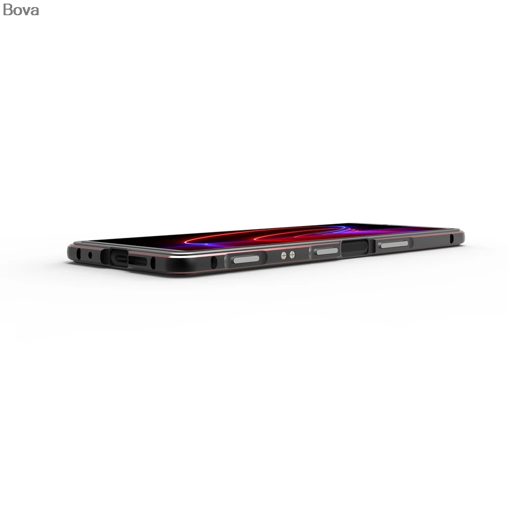 Чехол для sony Xperia 1/XZ4 Роскошный ультра тонкий алюминиевый бампер для sony Xperia XZ4+ 2 пленки(1 передняя+ 1 задняя