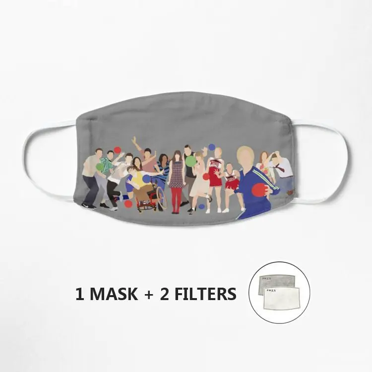 

Glee маска персонажей Mask Регулируемая защитная маска унисекс