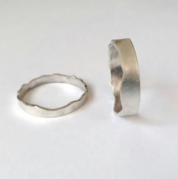 

With you Tamamım HAND WORK DOUBLE WEDDING RING