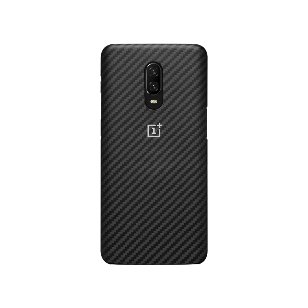 Original Official For OnePlus 6T Genuine Sandstone Karbon Matte Slim Back Skin Hard Case Cover