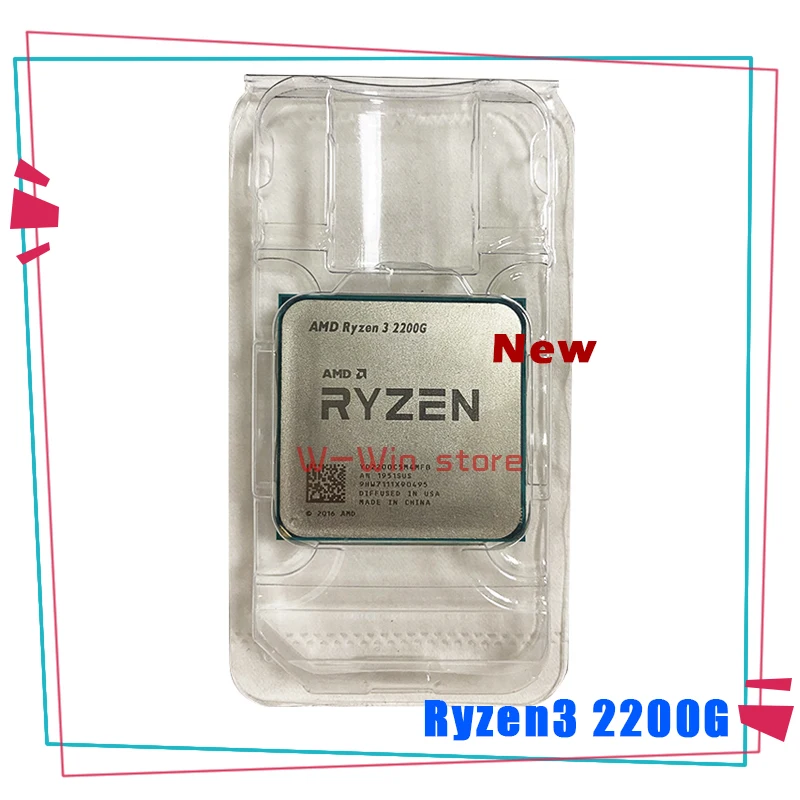 Новый четырехъядерный процессор AMD Ryzen 3 2200G R3 2200 5 ГГц YD2200C5M4MFB разъем AM4 | Компьютеры