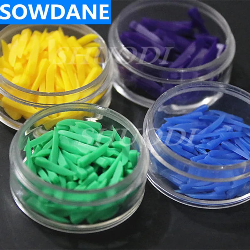 400 шт. одноразовые стоматологические пластиковые клиновидные товары