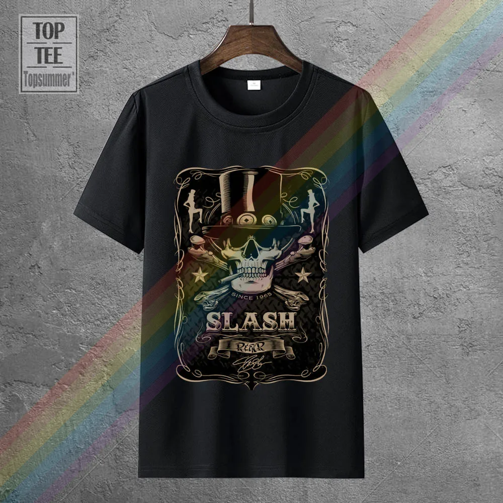 

Online T Shirts Design Men'S O Neck Guns N Roses Men'S Bottle Of Slash Fashion T Shirt Black Short Sleeve