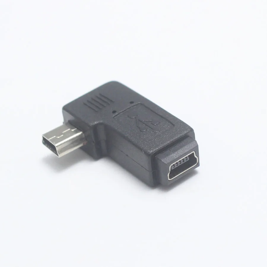 1 шт. 90 градусов левый и правый угловой мини USB 5pin мама к Micro Мужской адаптер