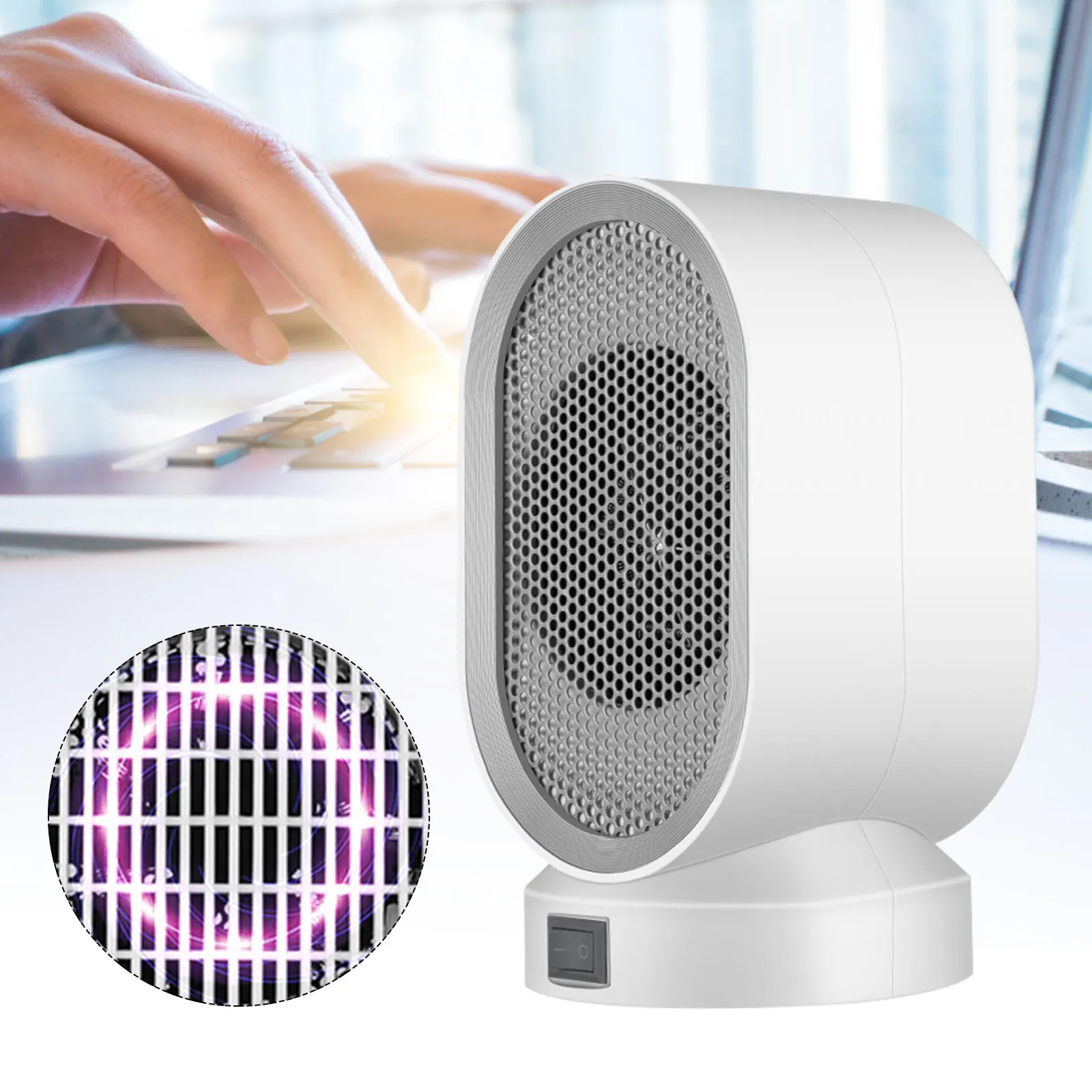 

Портативный электрический обогреватель пространства, легко устанавливается, защита от перегрева, мини-устройство быстрого нагрева