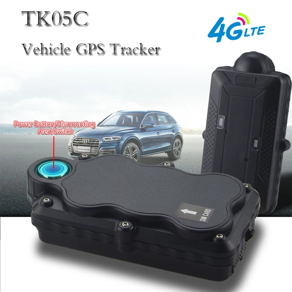 Лучший автомобильный GPS трекер 4G LTE TK05C для транспортного средства Супер