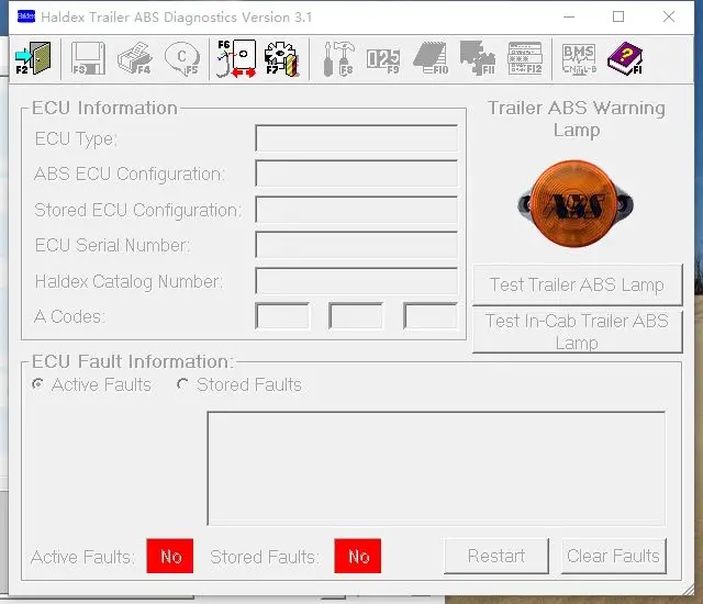 Тяжелый ABS трактор/диагностическое программное обеспечение для прицепа комплект