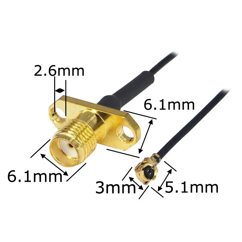 100 шт. разъем для антенны 5 см FPV-дрона | Строительство и ремонт