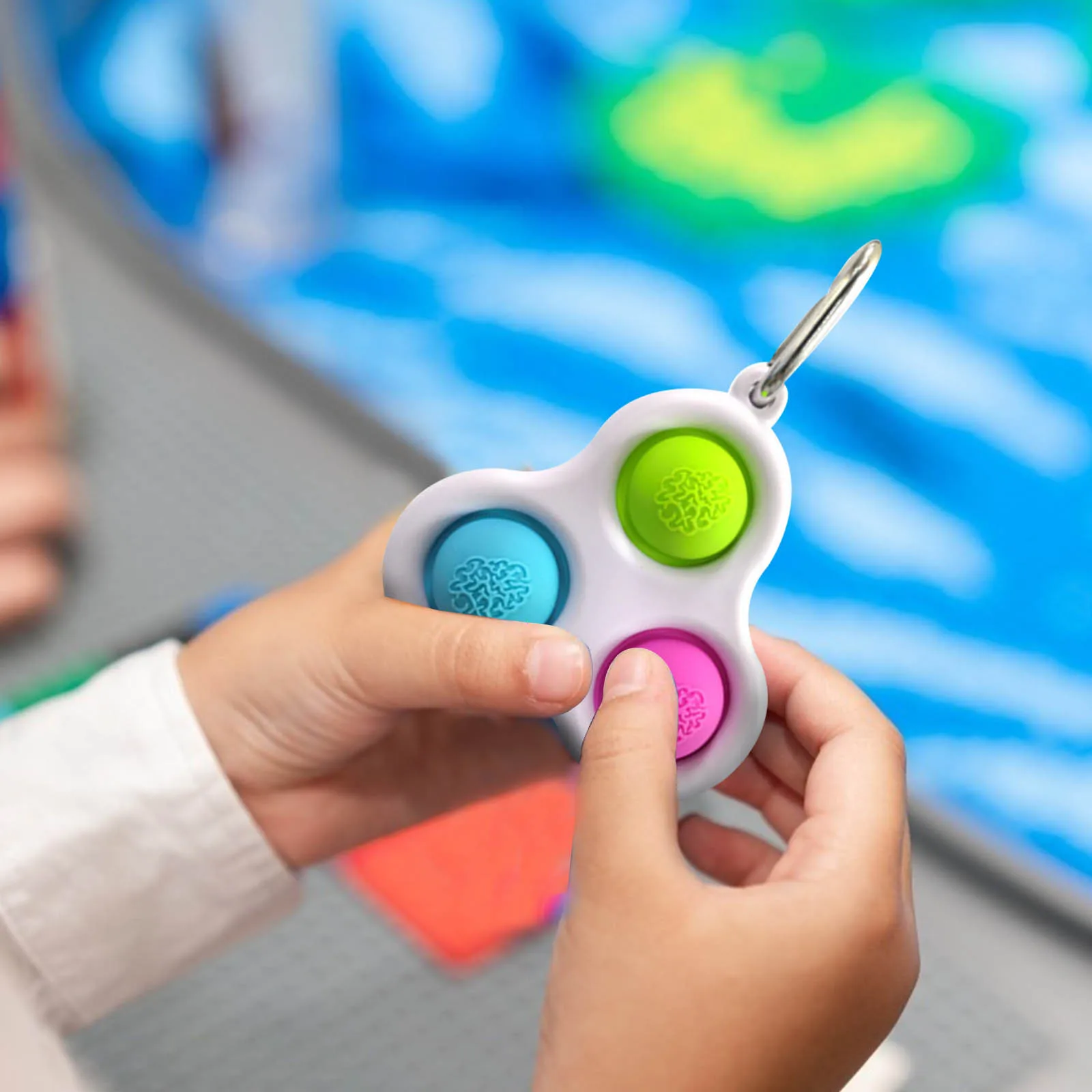 

2021 Creative Children Adult Dimple Toy Pressure Reliever Board Controller Dimple Fidget Toys Baby Decompression Gift