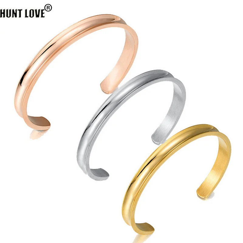Titanium Steel Cuff Bangle