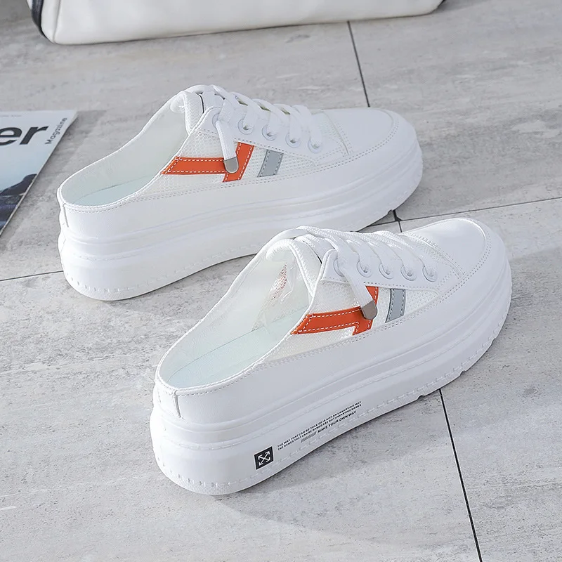 

Comfortable Platform Shoes Summer Women Flat Slippers Fashion Breathable Sneakers Female Outdoor Walking Shoes Woman Slippers