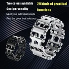 Многофункциональный инструмент браслет протектор браслет из нержавеющей стали инструменты для болтов Комплект удобный носимый велосипед Мультитул уличный инструмент