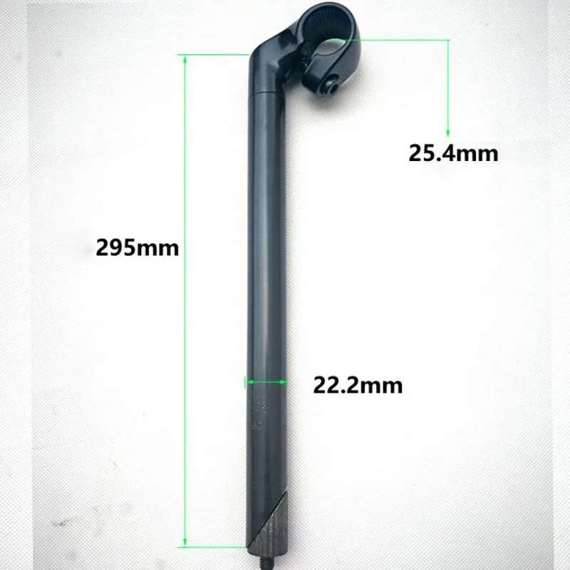 

Bike Gooseneck Vintage stem Riser Dead Speed Retro Riser Faucet Bicycle For 25.4 22.2mm Front Fork Head Tube Cycling parts