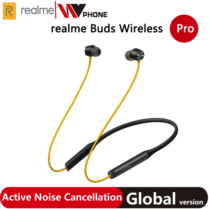 

global version realme Buds Wireless Pro sport Wireless Earphone Active Noise Cancellation Bluetooth 5.0 Sony LDAC Hi-res Audio
