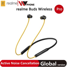 global version realme Buds Wireless Pro sport Wireless Earphone Active Noise Cancellation Bluetooth 5.0 Sony LDAC Hi-res Audio