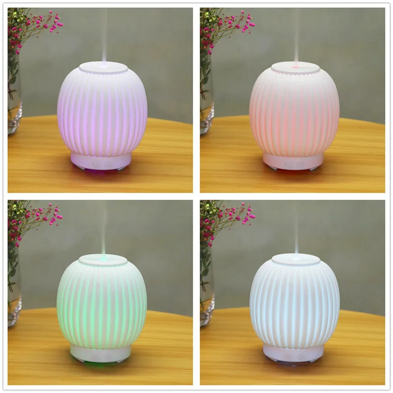 Увлажнитель Ароматизатор воздуха керамический с 7 светодиодный 100 мл|Увлажнители