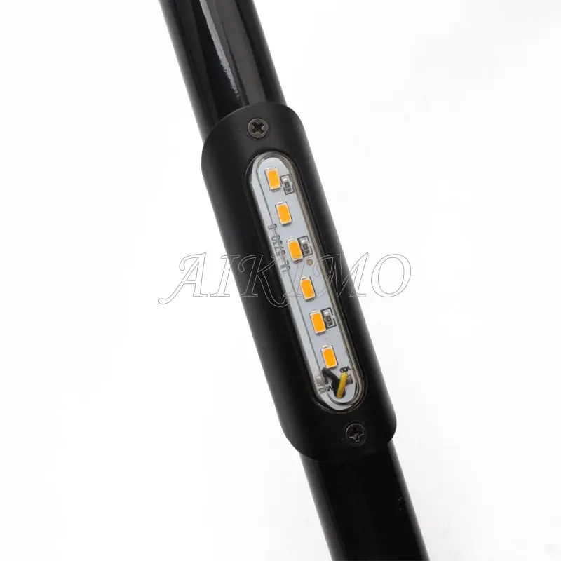 В байкерском стиле черного листового железа с фокусным расстоянием 25 мм 14