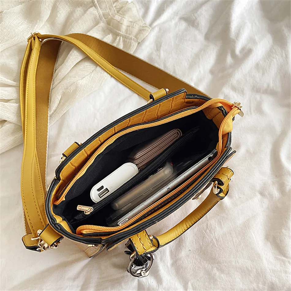 

Crossbody Bags For Women Designer Luxury Brand Handbags Crocodile Pattern Fashion High Quality Leather Shoulder Messenger Bags