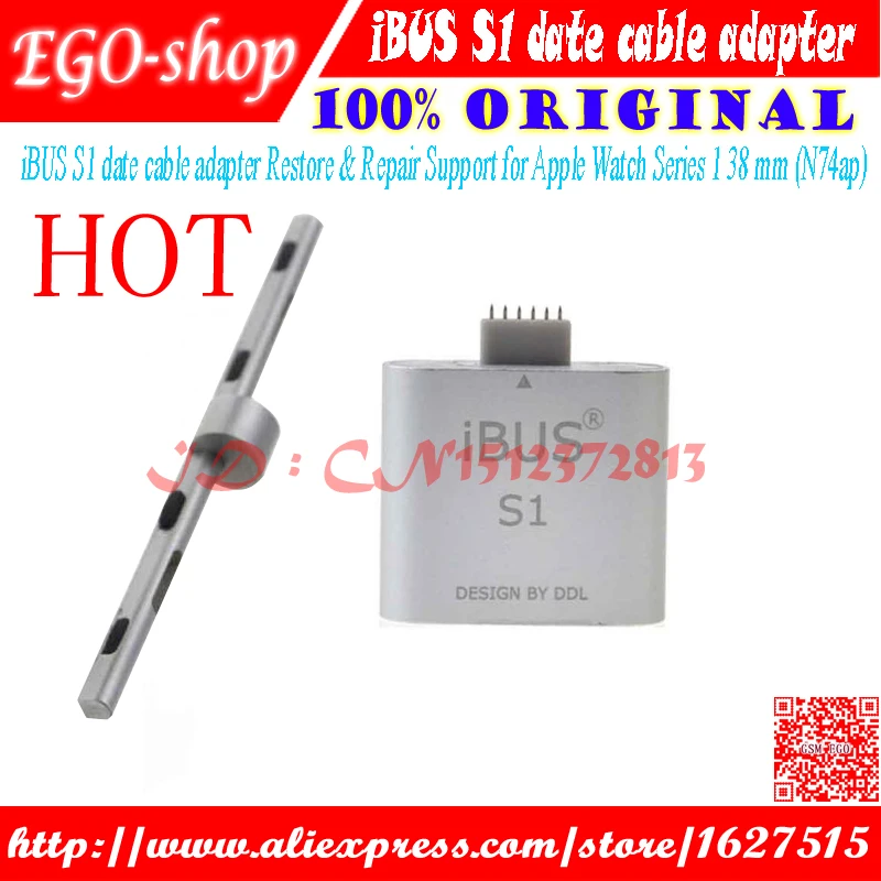 

iBUS S1 date cable adapter Restore & Repair Support for Apple Watch Series 1 38 mm (N74ap)