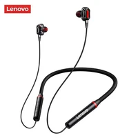 lenovo he05 pro wireless earphones bt v5 0 magnetic neckband headset ipx5 waterproof in ear sport earbud with microphone