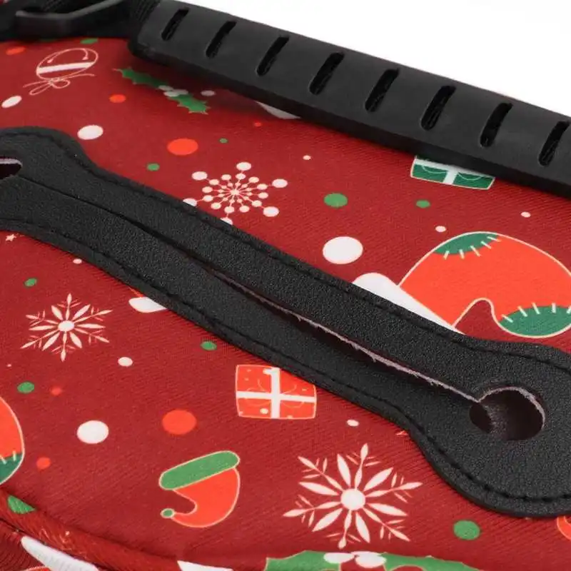 Сумка для вязания крючком с красным рождественским рисунком | Дом и сад