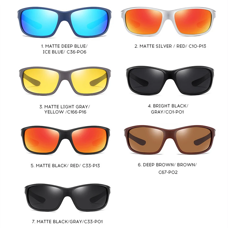 

Classic Polarized Sports Sunglasses For Men Women 2021 Trend Famous Goggle Sunglass Male Vintage Riding Sun Glasses For Men TR90