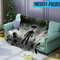 the new mob psycho 100 cartoon soft flannel blanket fashion 3d cartoon warm comfortable bed sofa travel blankets