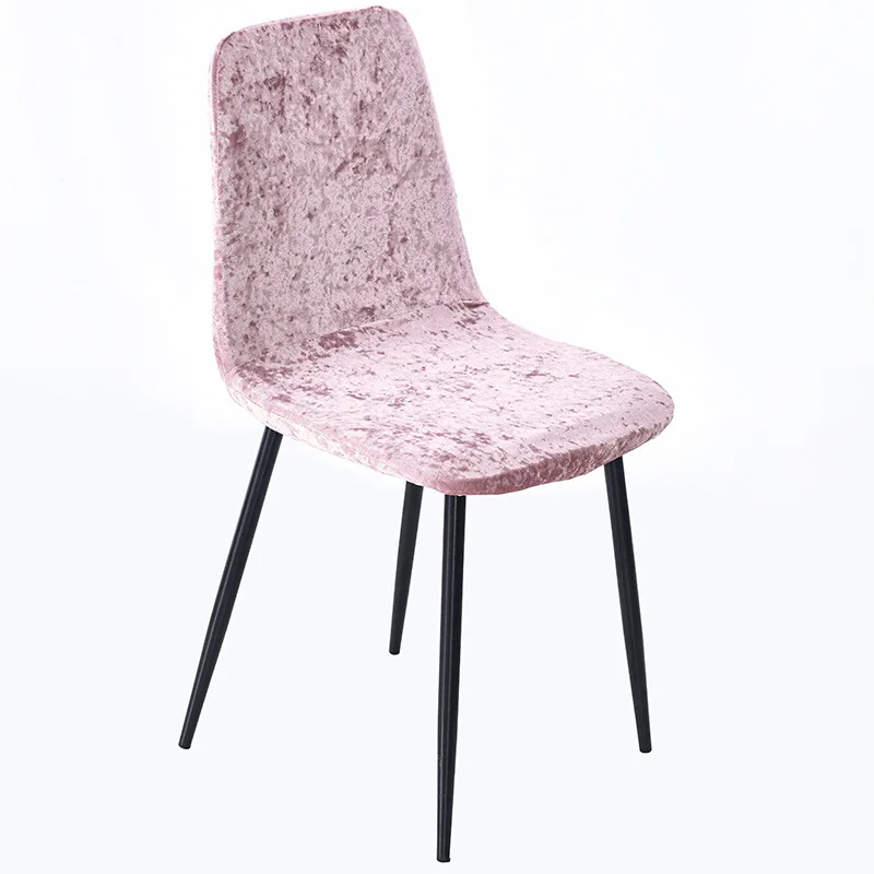 Современный блестящая бархатная ткань оболочки чехлы на стулья из фланели