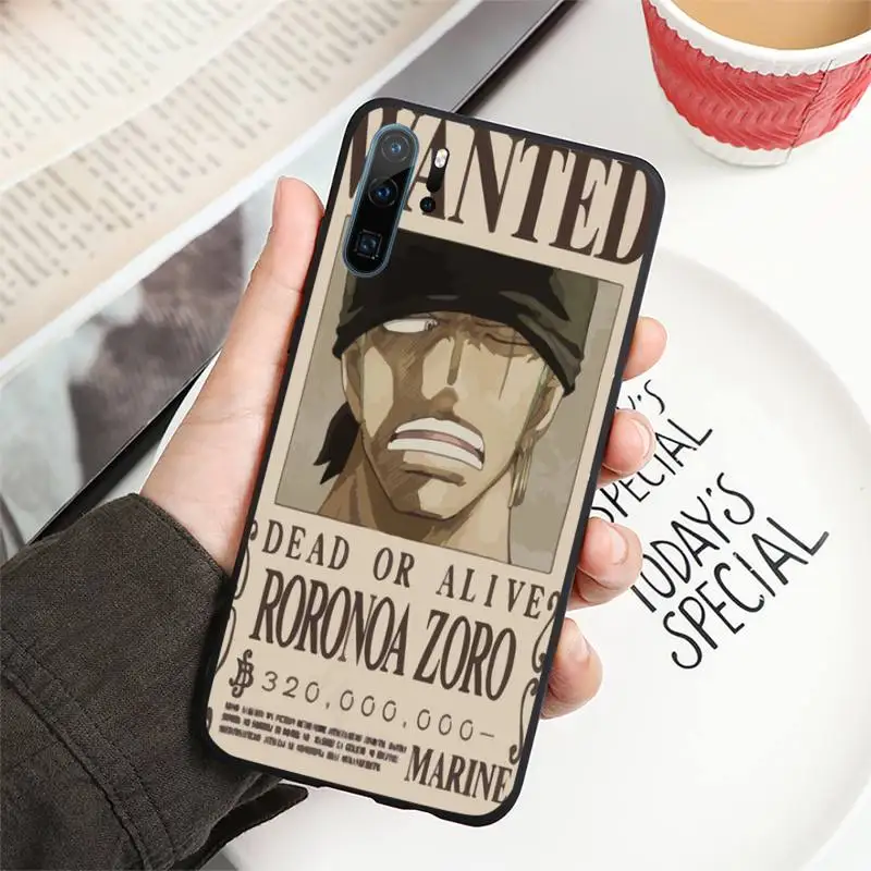 

One Piece Japan Anime Zoro Law Phone Case For Huawei P9 P10 P20 P30 Pro Lite smart Mate 10 Lite 20 Y5 Y6 Y7 2018 2019