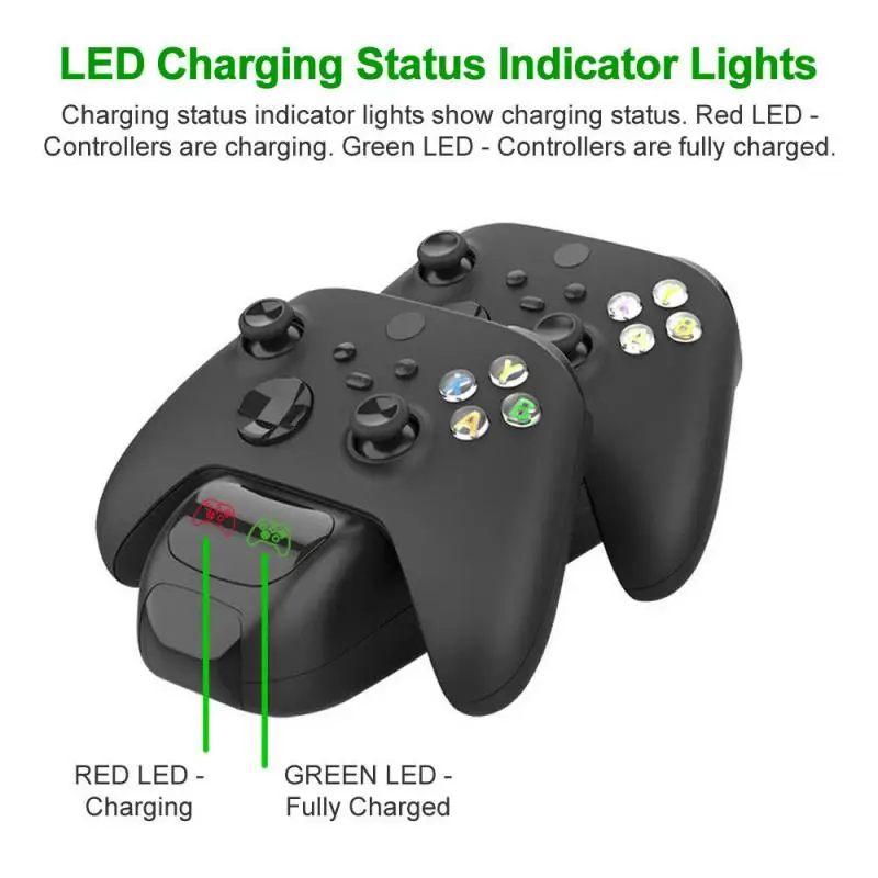 Подходит для контроллера XBOX серии S/X с двумя джойстиками док станция быстрой