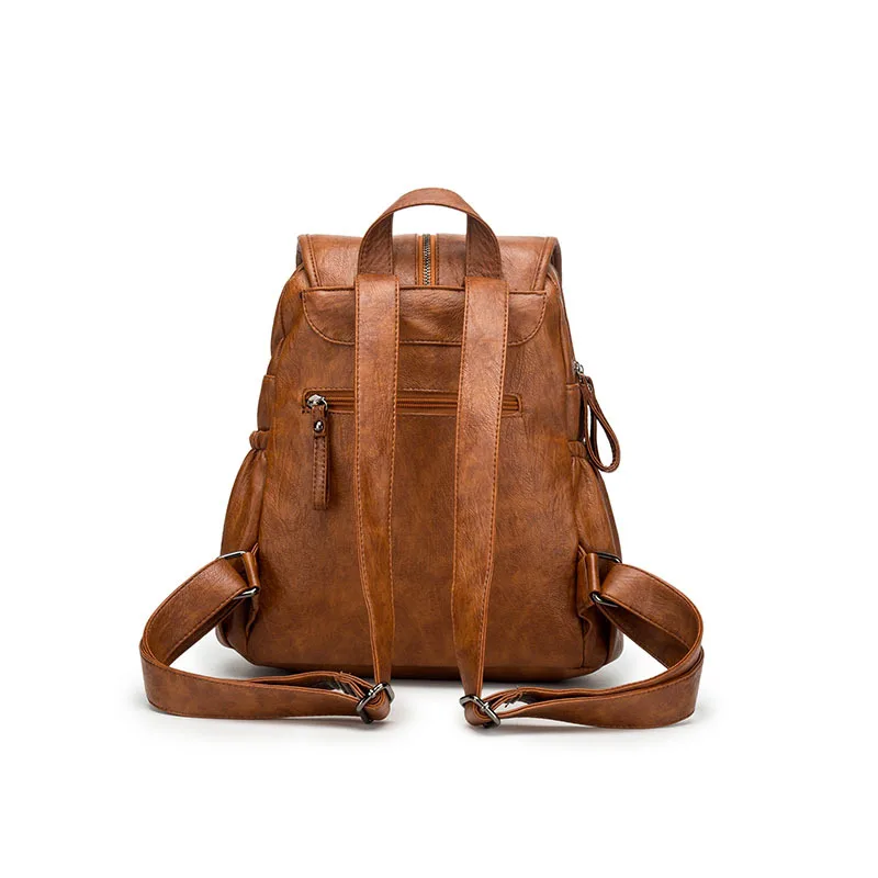 Роскошный рюкзак из натуральной кожи женские сумки в консервативном стиле для