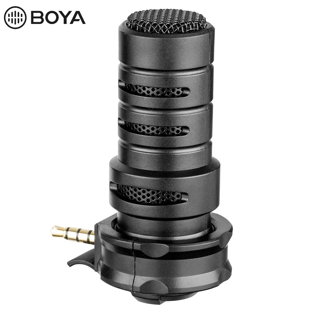 BOYA BY-A7H TRRS кардиоидный мини-пистолет форма направленного микрофона для