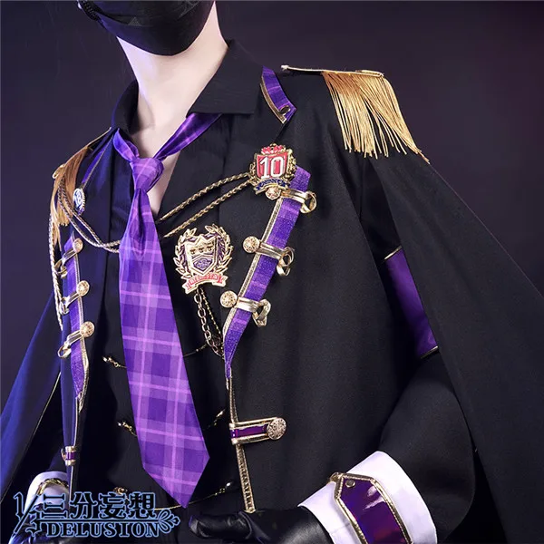 HITMAN REBORN!Hibari Kyōya idol концертный костюм карнавальный полный комплект бесплатная