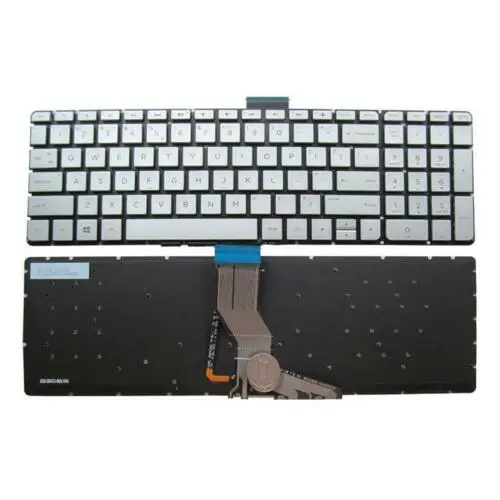 

Клавиатура для HP Pavilion 15-AU 15-AU000 15-bc 15-AW 15-AB 15-AK, подсветка США, серебристо-черная