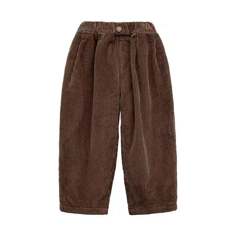 Шаровары Вельветовая детская одежда спортивный костюм зимние хлопковые брюки