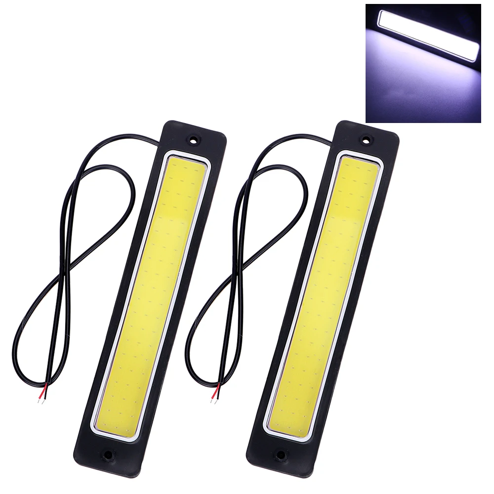 

2pcs COB Bendable Daytime Running Light Reversing Lamp LED Car DRL Car-styling