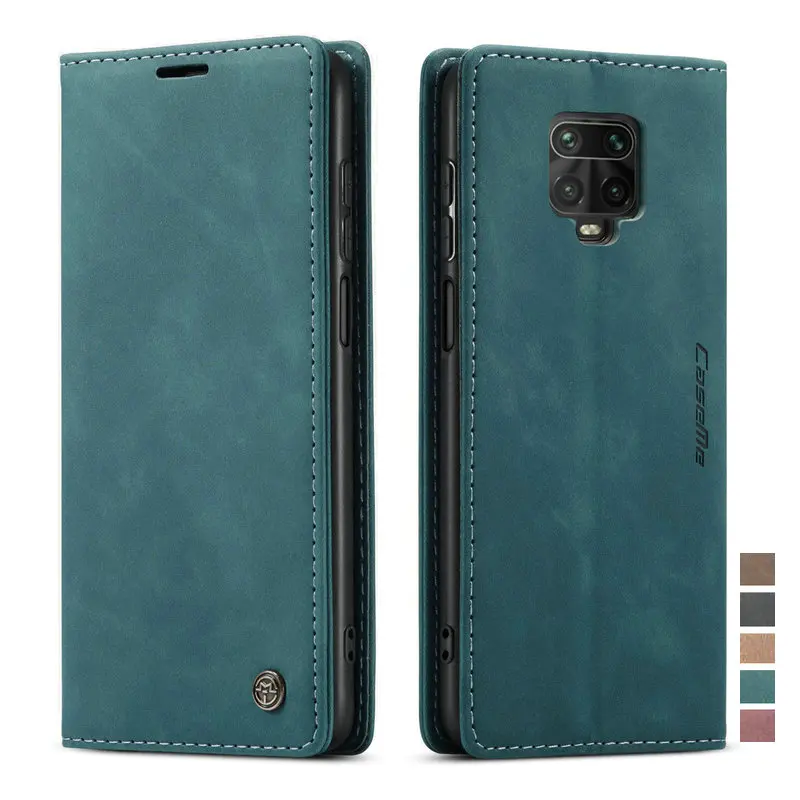 Чехол бумажник в стиле ретро для Xiaomi Redmi Note 9S Pro 9 Max 8 кожаный флип чехол с