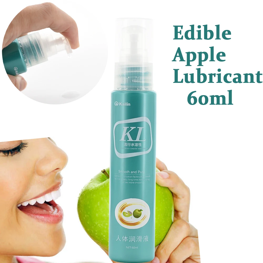 Съедобная лубрикант для секса яблоко клубника легко очищаемая смазка Оральный